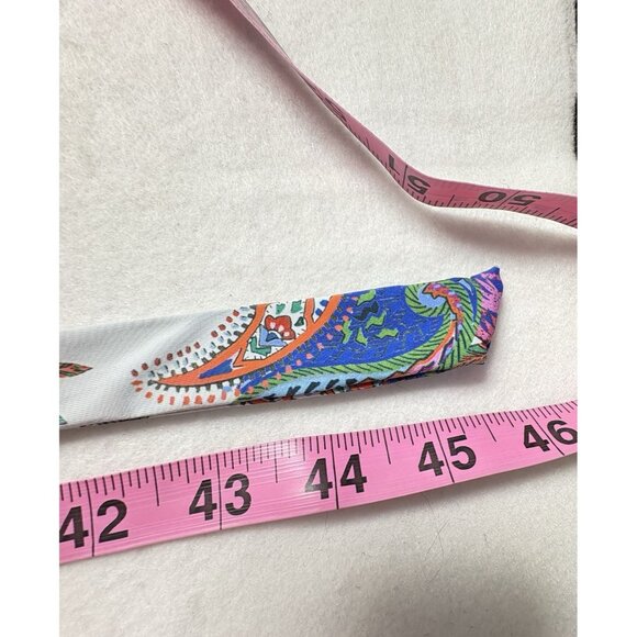 LA BLANCA Women Triangle Halter Bikini Top Sz 6 Multicolor Paisley Summer 79-23 - Picture 10 of 10